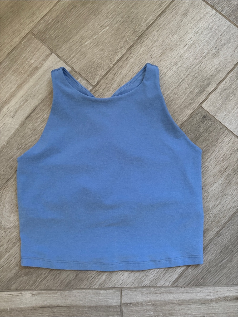 Beyond Yoga Blue Athletic Tank Sports Bra Size Large